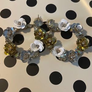 J.Crew Sequin Statement Earrings